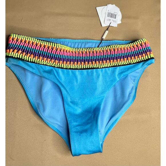 Peixoto Blue Bikini Bottom L NWT - Picture 3 of 4
